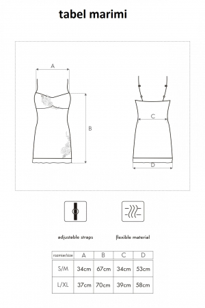 Camasa de noapte sexy, material moale si delicat cu dantela, negru, embody.ro [2]
