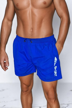 Sort de baie barbati, tip pantalon scurt, cu buzunare, material care respinge apa, sport m0278 [0]