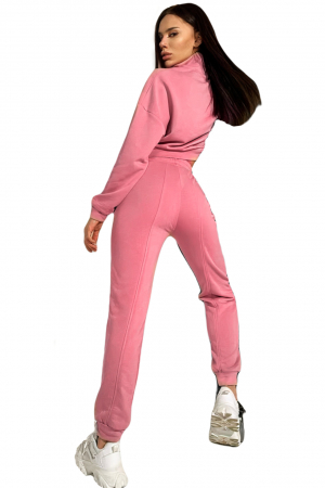 Trening dama bumbac, set doua piese, Embody Mood, Roz [10]