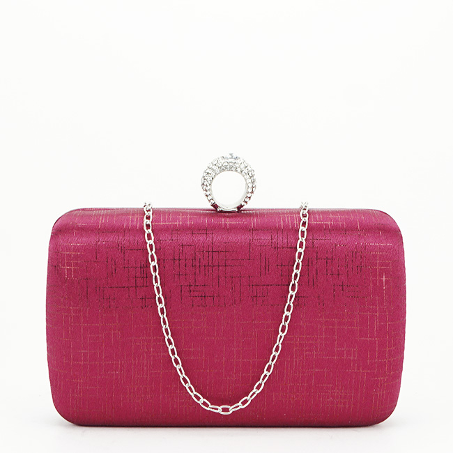 Clutch elegant rosu inchis B-BFL-22754 01