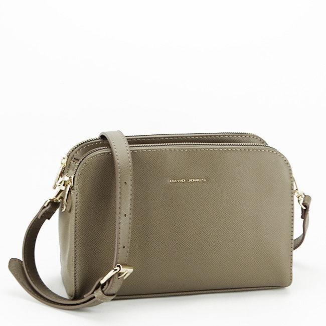 Geanta medie David Jones Paris B-CM6793 14 Maro taupe