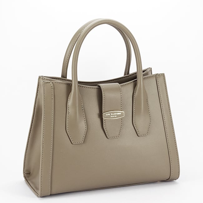 Geanta taupe medie David Jones Paris B-7187-1 11