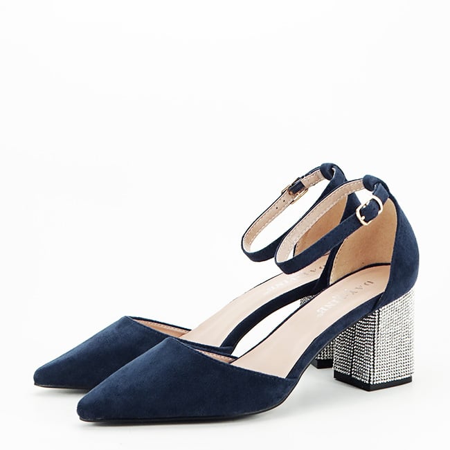 Pantofi eleganti bleumarin inchis B-8338-252 03