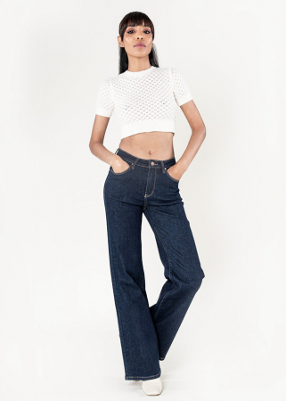 Noutati - Blugi Dama Indigo Evazati Nina Carter B-P080-18 M10