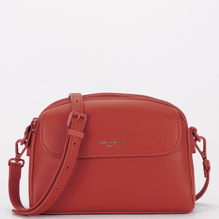 Portofele - Téglaszín crossbody táska David Jones Paris CM8330 15