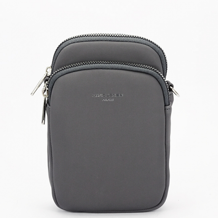 Pénztárcák - David Jones sötét szürke crossbody táska CM6906 M0