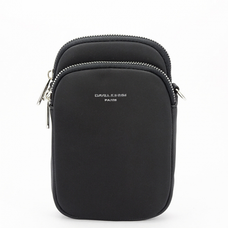 Pénztárcák - David Jones fekete crossbody táska CM6906 M0