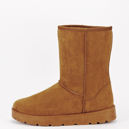 Cizme - Cizme dama imblanite B-F03 111, Camel