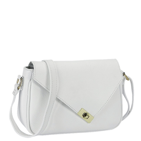 Genti mici - Geanta din piele naturala alba B-8911 128