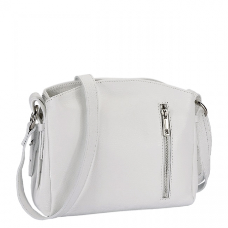 Femei - Geanta casual din piele naturala B-8923 123 Alb
