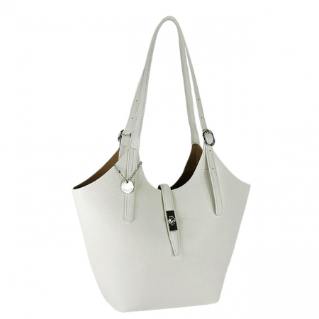 Femei - Geanta alba mare cu borseta detasabila DIANA&CO B-DTL706-3 16