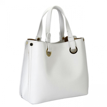 Femei - Geanta din piele naturala office/casual B-8916 129 Alb