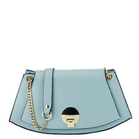 Nők - Elegáns világoskék valódi bőr kistáska 1488 122