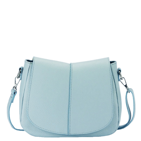 Retikülök - Világoskék valódi bőr táska 8960 123