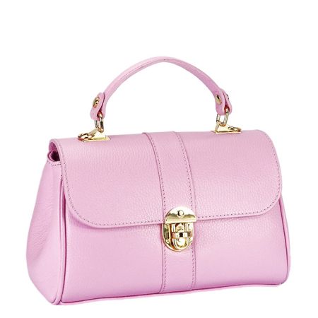 Genti mici - Geanta din piele naturala barbie roz B-1724 132