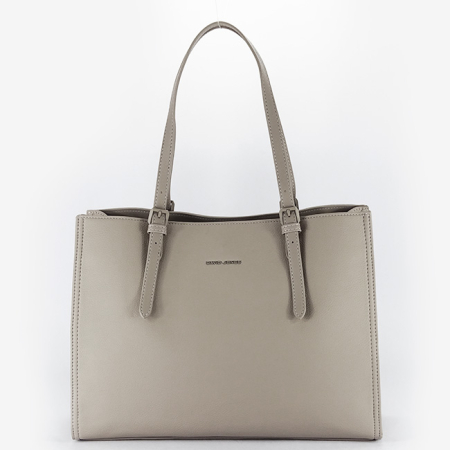 Accesorii - Geanta bej David Jones Paris de talie mare B-CM8234 M13