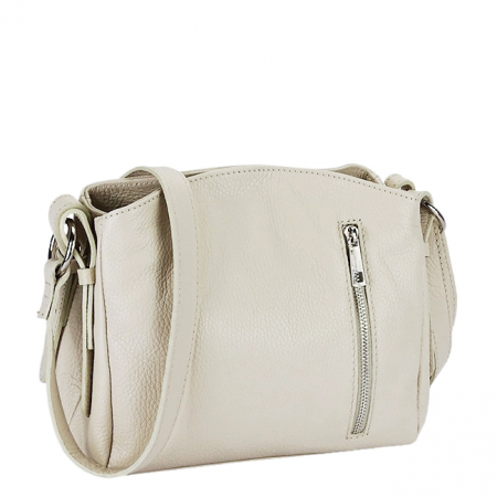 Femei - Geanta casual din piele naturala B-8923 123 Bej