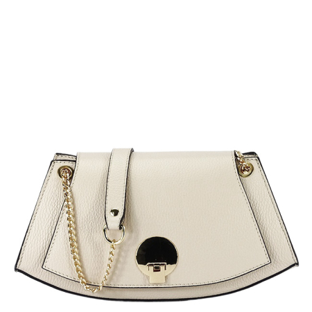 Nők - Elegáns bézs valódi bőr kistáska 1488 122