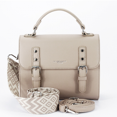 Femei - Geanta bej de dama Flora&Co Paris B-H6909 14