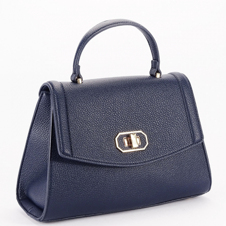 Femei - Geanta cu maner DIANA&CO B-DHJ726-1 M8, Bleumarin