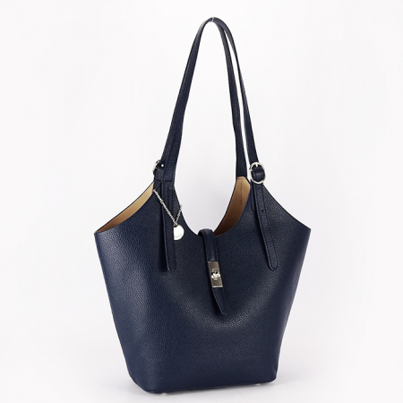 Femei - Geanta bleumarin mare cu borseta detasabila DIANA&CO B-DTL706-3 16