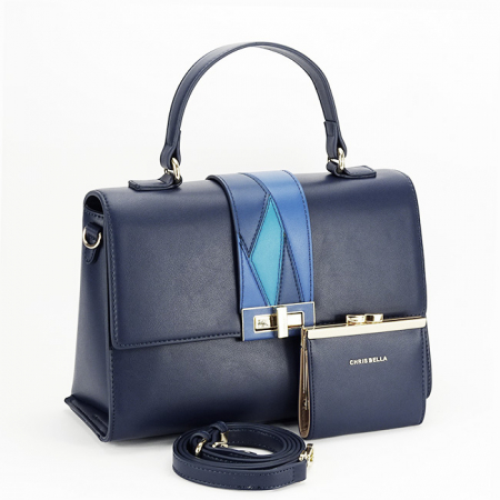 Femei - Geanta dama, bleumarin Premium B-CB2400-1 15