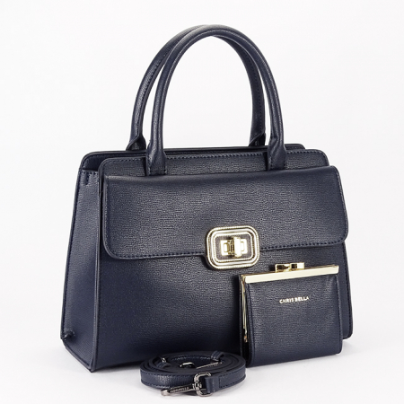 Femei - Geanta bleumarin Premium CHRIS BELLA B-CB2425-2 13