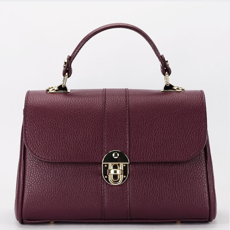 Posete - Bordó valódi bőr táska 1724 132