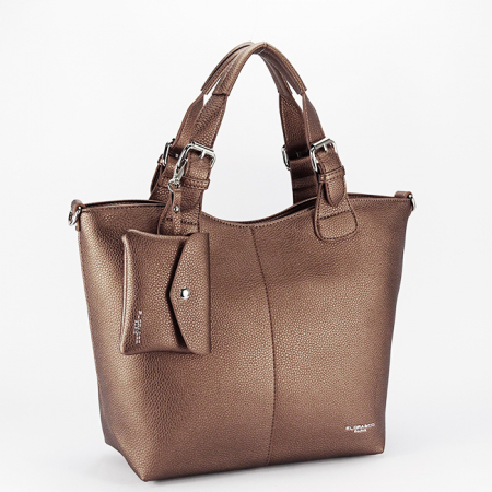 Posete - Geanta dama shopper Flora&Co Paris B-F7143 12, Bronz