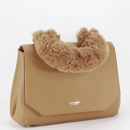 Posete - Geanta DIANA&CO cu maner de blanita B-DJD3410-4 11, Camel
