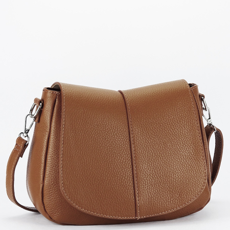 Femei - Geanta camel din piele naturala B-8960 123