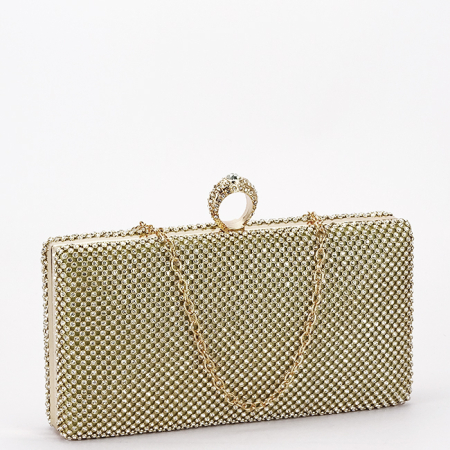 Clutch - Aranyszín koktél táska BFL-1063 06