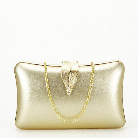 Femei - Geanta clutch auriu elegant B-BME-600 05