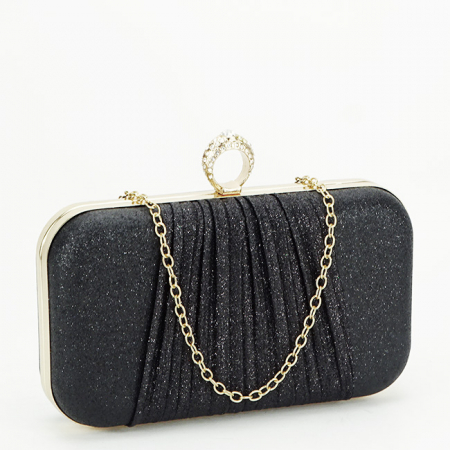 Femei - Geanta clutch neagra BJH-22705 05