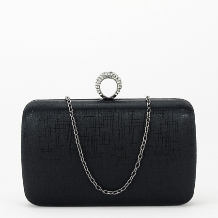 Elegáns kistáskák - Fekete elegáns koktél táska BFL-22754 05