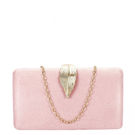 Femei - Geanta clutch roz deschis B-BJH-20273
