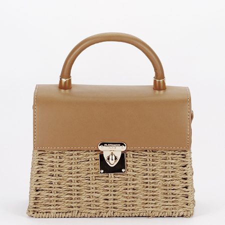 Femei - Geanta crossbody din paie de hartie Flora&Co Paris B-C1057 15