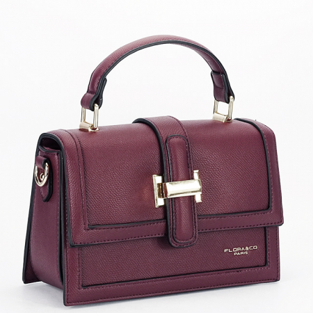 Genti mici - Bordó elegáns táska F3680 14