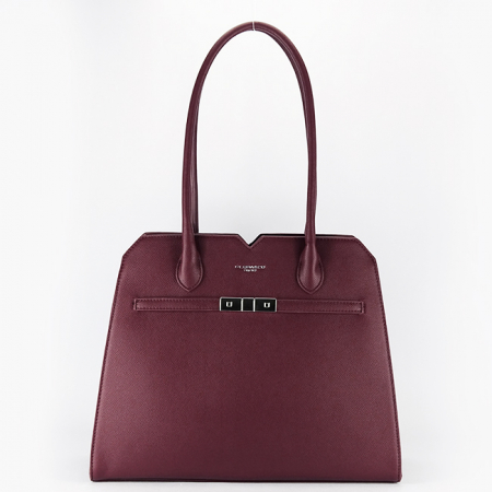 Genti si posete - Bordó Flora&Co Paris nagy táska F8598 M13