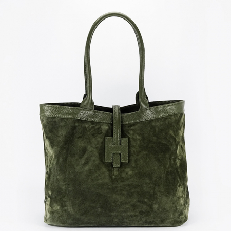 Táskák - Khaki nagy méretű bőrtáska 1896 M9