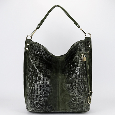 Nők - Khaki valódi bőrtáska hüllőmintával 1915 M9