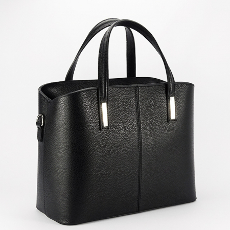 Femei - Geanta maxi din piele naturala B-8922 130, Negru