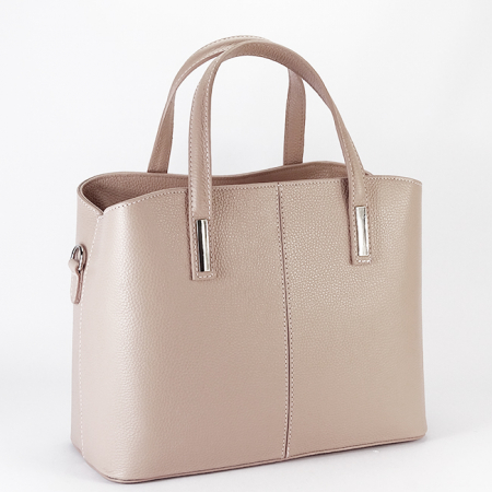 Femei - Geanta din piele naturala office/casual B-8922 130 Roz pastel