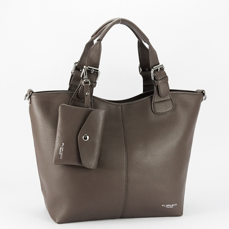 Femei - Geanta shopper medie Flora&Co Paris B-F7143 12, Maro