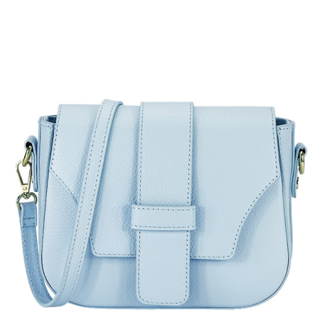 Kiegészítők - Világoskék valódi bőrtáska 2031 127