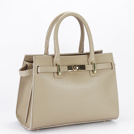 Femei - Geanta din piele naturala office/casual B-1727 122, Bej