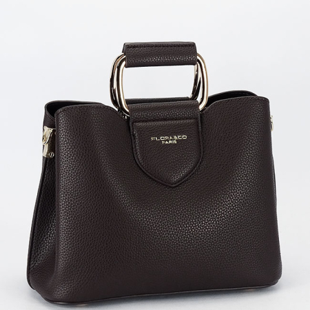 Genti mici - Geanta medie maro cafeniu FLORA&Co B-F6977 16