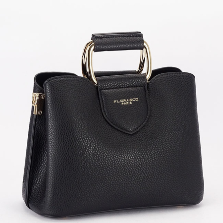 Genti mici - Geanta medie neagra FLORA&Co B-F6977 16