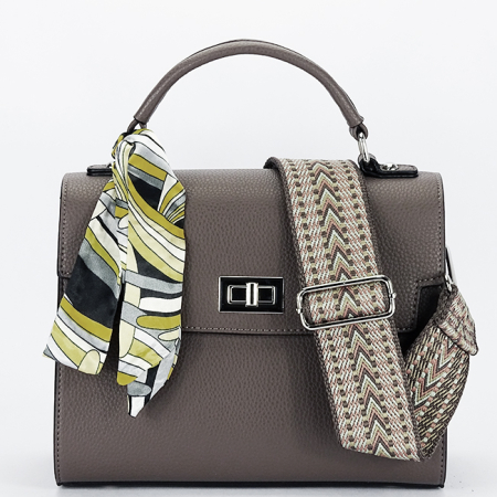 Genti mici - Geanta medie taupe inchis FLORA&Co B-F9001 14