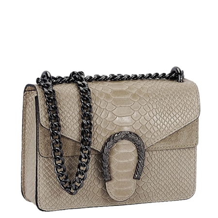 Clutch - Geanta din piele naturala bej B-8936 120